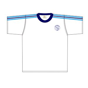 Suministros Ramos, S.L. camiseta blanca con rayas